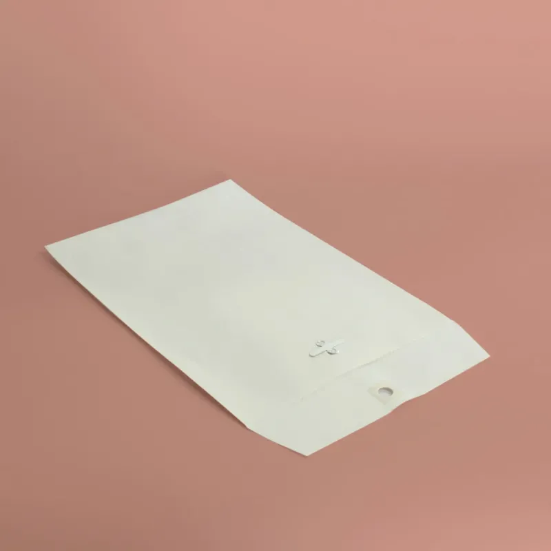 Buste a sacco con gancio 19x26 cm - bianco