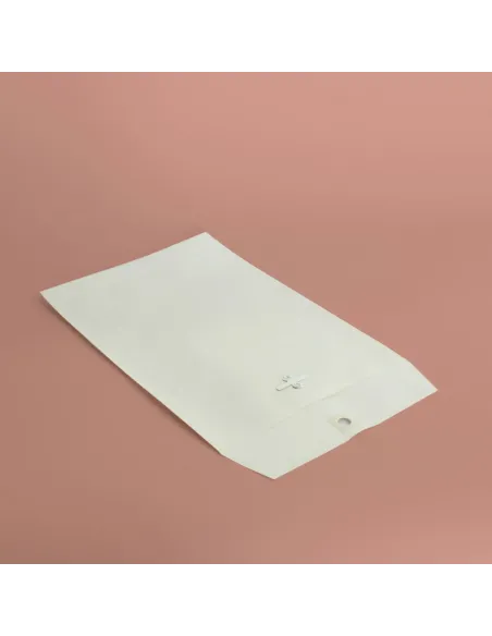 Buste a sacco con gancio 19x26 cm - bianco
