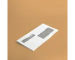 Buste doppia finestra 23x11,5 cm - bianco