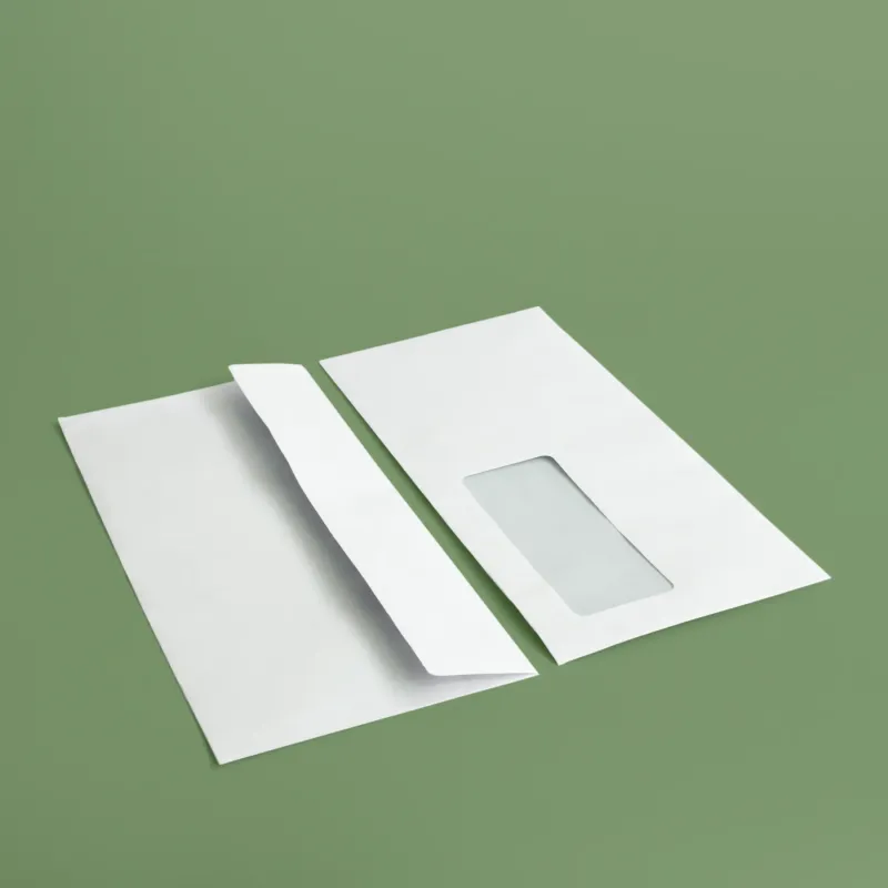 Buste commerciali con finestra 23x11 cm - bianco