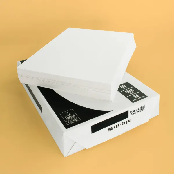 Risma carta A4 - 80 gr/mq