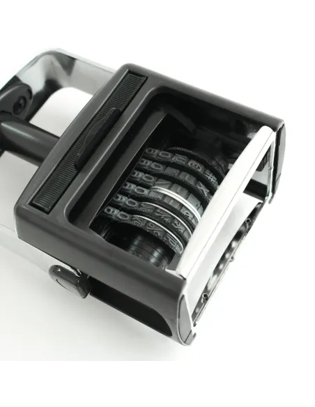 Timbro datario farmacia 56x33 mm - metallo