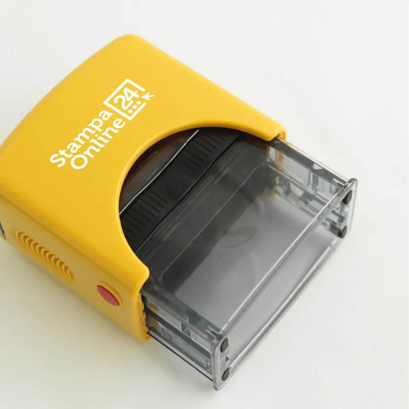 Timbro rettangolare 38x14  mm