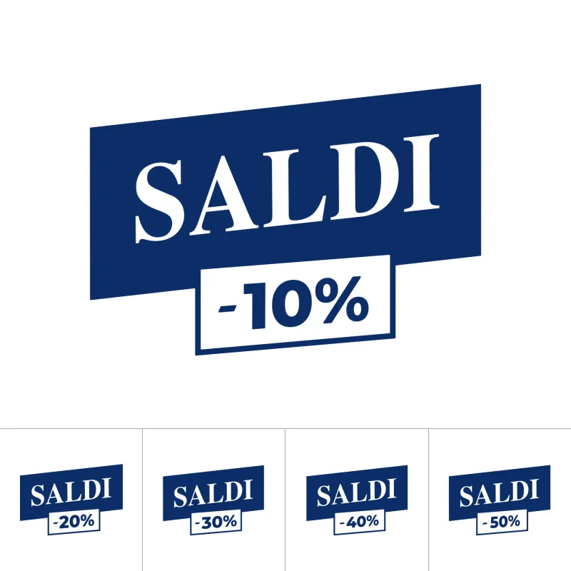 Vetrofanie saldi - sconti