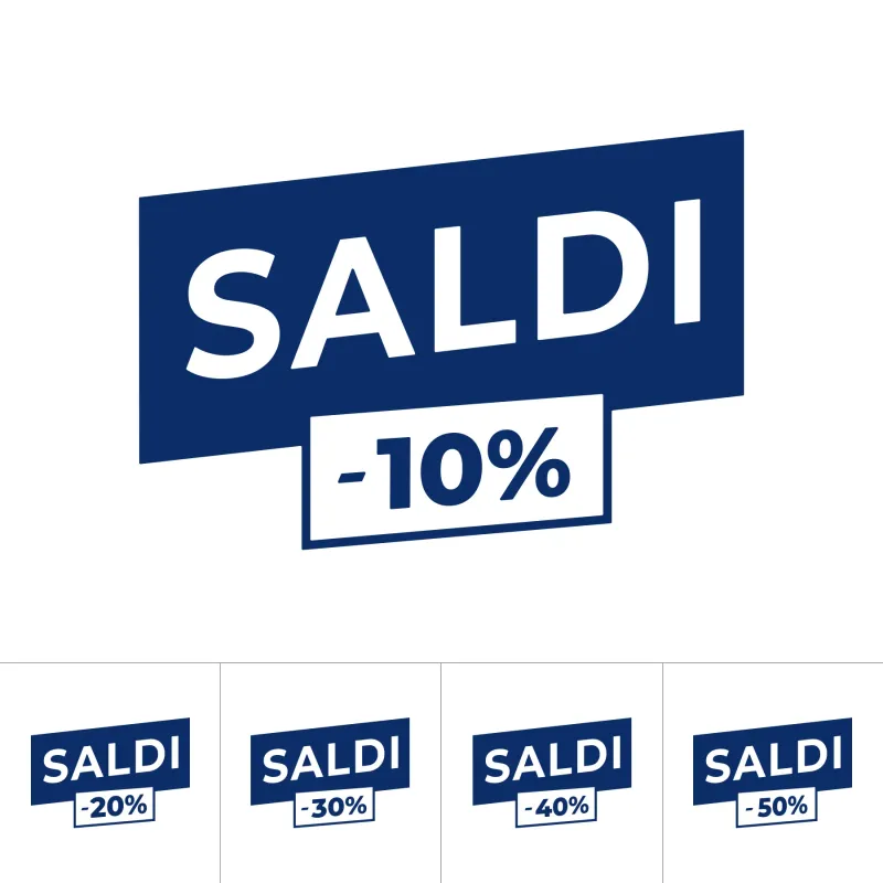 Vetrofanie saldi - sconti