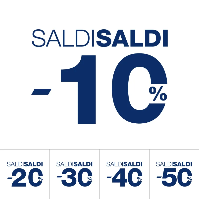 Vetrofanie saldi - sconti