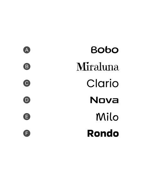 40 etichette per matite (45x10 mm)