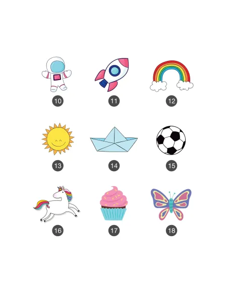 Etichette scuola - Set 101 pz.