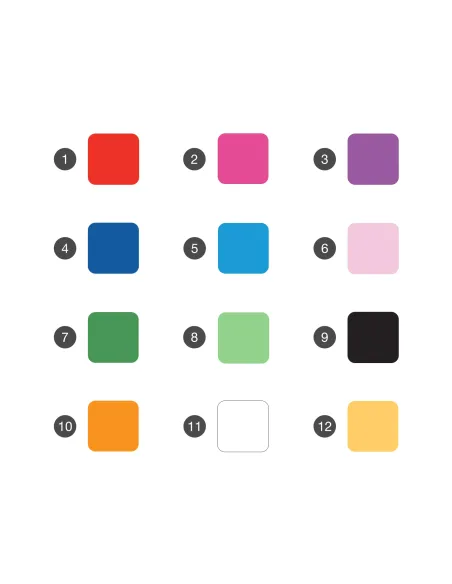 Set 101 pz etichette scuola