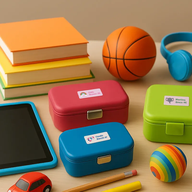 24 etichette con nome (47x19 mm)