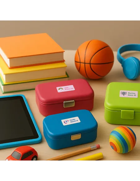 24 etichette con nome (47x19 mm)