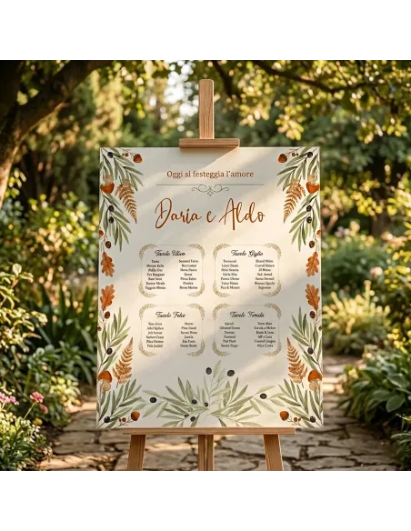 Tableau mariage