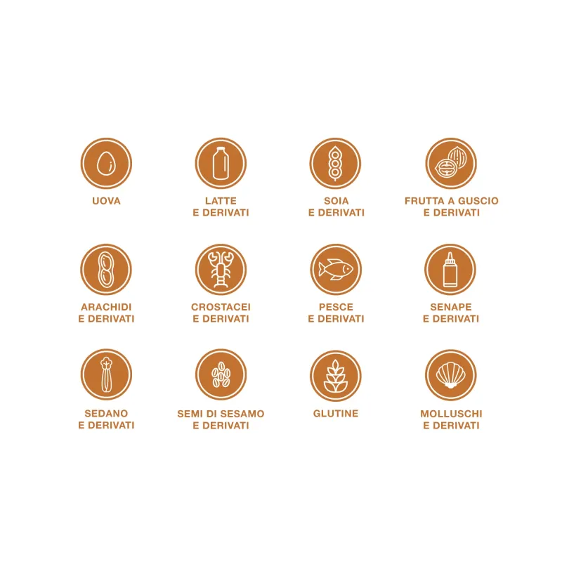Etichette per intolleranze (45x20mm) - Set 24 pz.