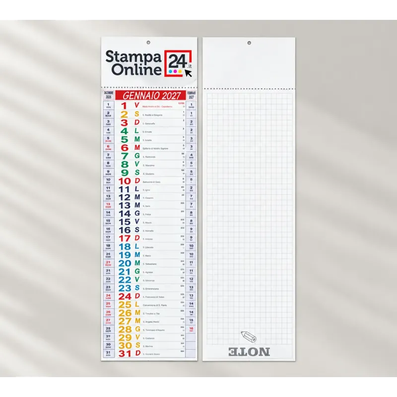 Calendari olandesi silhouette