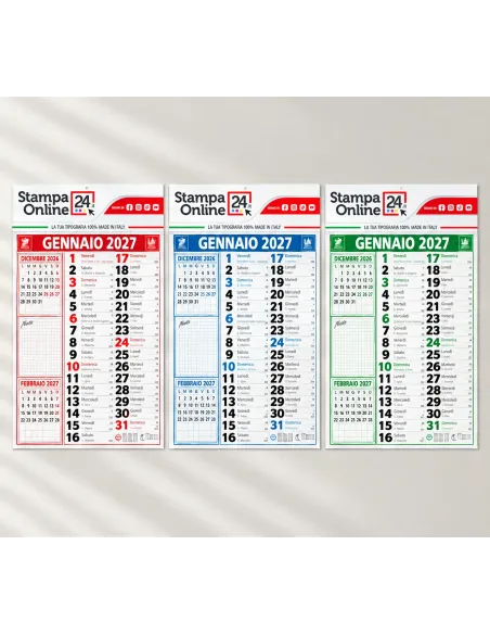 Calendari olandesi note