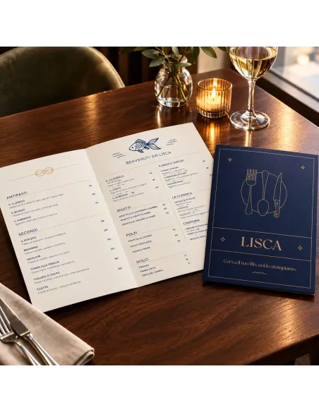 Menu 1 piega - 2 ante