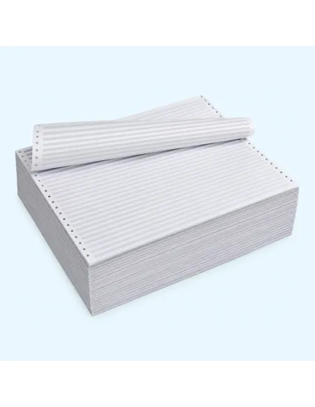Carta modulo continuo - uso bollo bianca 37,5x11" - lettura facilitata - 1 foglio