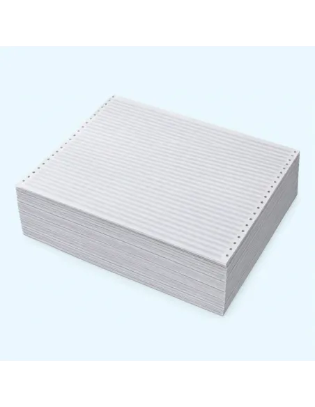 Carta modulo continuo - uso bollo bianca 37,5x12" - lettura facilitata